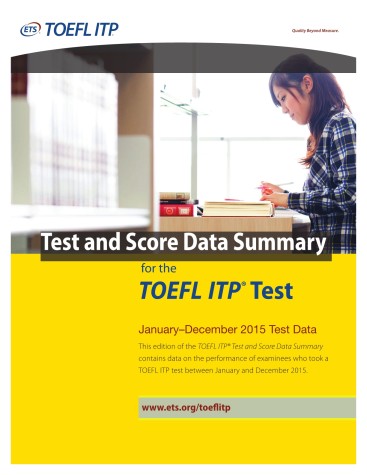 TOEFL ITP 2015 Test Data