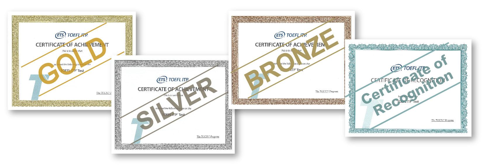 TOEFL ITP certificate